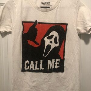 Bioworld Ghost Face “Call Me”boys size small T-Shirt
